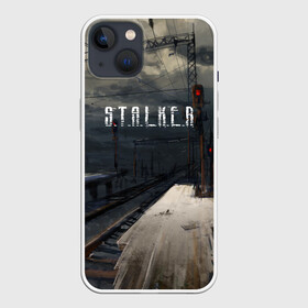 Чехол для iPhone 13 с принтом НОВЫЙ СТАЛКЕР в Тюмени,  |  | metro | s.t.a.l.k.e.r. | stalker | зов припяти | игра | метро | мутант | пейзаж | припять | радиация | сталкер | сталкер 2 | чернобыль