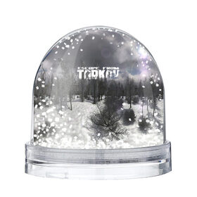 Снежный шар с принтом ESCAPE FROM TARKOV в Тюмени, Пластик | Изображение внутри шара печатается на глянцевой фотобумаге с двух сторон | escape from tarkov | game | игры | побег из таркова | тарков | шутер