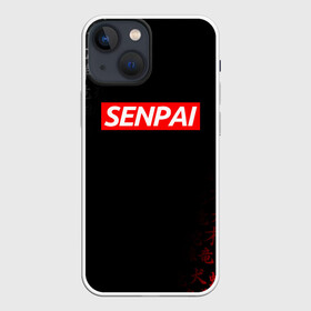 Чехол для iPhone 13 mini с принтом СЕМПАЙ   SENPAI в Тюмени,  |  | anime heroes | gintama | no game no life | one piece | re:creators | satsuriku no tensh | sword art online | violet evergarden | аниме герои | без игры жизни нет | ванпанчмен | жемчуг дракона