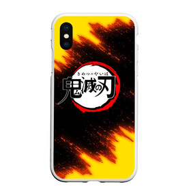 Чехол для iPhone XS Max матовый с принтом KIMETSU NO YAIBA в Тюмени, Силикон | Область печати: задняя сторона чехла, без боковых панелей | demon slayer | demon slayer: kimetsu no yaiba | kimetsu | kimetsu no yaiba | nezuko | slayer | tanjiro | клинок рассекающий демонов | незуко | танджиро | шинобу кочо