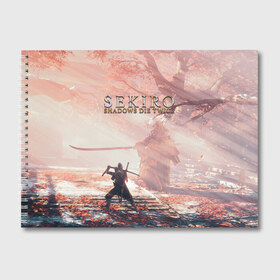 Альбом для рисования с принтом Sekiro - Boss Fight в Тюмени, 100% бумага
 | матовая бумага, плотность 200 мг. | boss | game | japan | knight | samurai | sekiro | three | босс | дерево | игра | катана | рыцарь | секиро | япония