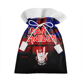 Подарочный 3D мешок с принтом Iron Maiden в Тюмени, 100% полиэстер | Размер: 29*39 см | Тематика изображения на принте: iron maiden | англия | британия | металл | музыка | рок