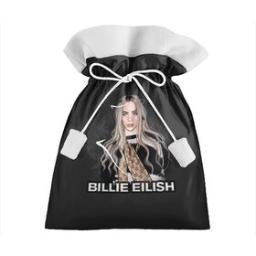 Подарочный 3D мешок с принтом BILLIE EILISH в Тюмени, 100% полиэстер | Размер: 29*39 см | ayelish | bad guy | bellyache | bilie eilish | bilie elish | billie | billie eilish | eilish | electronic | elish | music | били айлиш | билли айлиш | эйлиш | элиш