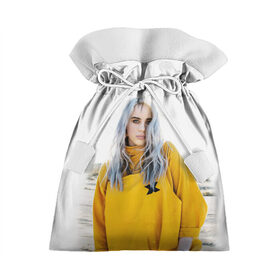 Подарочный 3D мешок с принтом BILLIE EILISH в Тюмени, 100% полиэстер | Размер: 29*39 см | ayelish | bad guy | bellyache | bilie eilish | bilie elish | billie | billie eilish | eilish | electronic | elish | music | били айлиш | билли айлиш | эйлиш | элиш