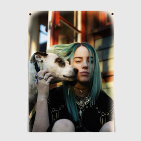 Постер с принтом BILLIE EILISH в Тюмени, 100% бумага
 | бумага, плотность 150 мг. Матовая, но за счет высокого коэффициента гладкости имеет небольшой блеск и дает на свету блики, но в отличии от глянцевой бумаги не покрыта лаком | ayelish | bad guy | bellyache | bilie eilish | bilie elish | billie | billie eilish | eilish | electronic | elish | music | били айлиш | билли айлиш | эйлиш | элиш