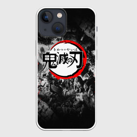 Чехол для iPhone 13 mini с принтом Japanese hierogliphes Demon Slayer в Тюмени,  |  | demon slayer | demon slayer: kimetsu no yaiba | kimetsu | kimetsu no yaiba | nezuko | slayer | tanjiro | клинок рассекающий демонов | незуко | танджиро | шинобу кочо