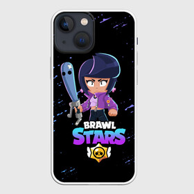 Чехол для iPhone 13 mini с принтом BRAWL STARS BIBI. в Тюмени,  |  | bib | brawl stars | bull | colt | crow | leon | leon shark | max | moba | sally leon | shark | акула | берли | биби | бравл старс | ворон | жанр | игра | кольт | леон | леон акула | макс | нита | спайк | шелли