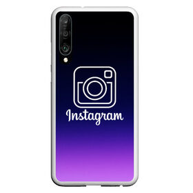 Чехол для Honor P30 с принтом INSTAGRAM в Тюмени, Силикон | Область печати: задняя сторона чехла, без боковых панелей | Тематика изображения на принте: insta | instagram | instagramm | social | видео | инста | инстаграм | инстаграмм | приложение | социальная сеть | фото