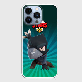 Чехол для iPhone 13 Pro с принтом Brawl Stars Crow в Тюмени,  |  | brawl stars | bull | colt | crow | leon | leon shark | shark | stars | акула | берли | ворон | динамайк | кольт | леон | леон акула | нита | спайк | шелли | эль примо