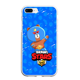 Чехол для iPhone 7Plus/8 Plus матовый с принтом BRAWL STARS EL BROWN в Тюмени, Силикон | Область печати: задняя сторона чехла, без боковых панелей | Тематика изображения на принте: bib | brawl stars | colt | crow | el brown | leon | leon shark | max | moba | sally leon | shark | акула | берли | биби | бравл старс | браун | ворон | жанр | игра | кольт | леон | леон акула | макс | нита | шелли