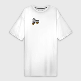 Платье-футболка хлопок с принтом Birds of Prey в Тюмени,  |  | birds of prey | harley quinn | потрясающая история харли квин | харли квин | хищные птицы