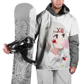 Накидка на куртку 3D с принтом Сузуя Джузу в Тюмени, 100% полиэстер |  | Тематика изображения на принте: аниме | персонаж | рисунок | сузуя джузу | токийский гуль