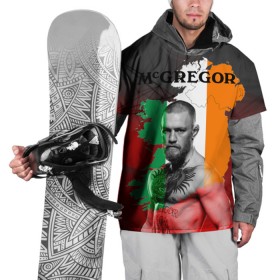 Накидка на куртку 3D с принтом Конор в Тюмени, 100% полиэстер |  | conor mcgregor | боец | ирландия | конор макгрегор | мма