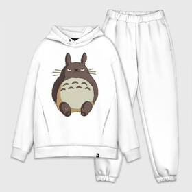 Мужской костюм хлопок OVERSIZE с принтом грустный Тоторо в Тюмени,  |  | anime | totoro | аниме | анимэ | монстр | монстрик | персонаж | существо | тоторо | хранитель