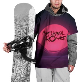 Накидка на куртку 3D с принтом MCR Logo в Тюмени, 100% полиэстер |  | 2007 | chemical | emo | logo | mcr | rock | romance | вокалист | группа | джерард | лого | рок | уэйн | эмо