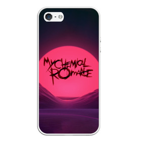 Чехол для iPhone 5/5S матовый с принтом MCR Logo в Тюмени, Силикон | Область печати: задняя сторона чехла, без боковых панелей | 2007 | chemical | emo | logo | mcr | rock | romance | вокалист | группа | джерард | лого | рок | уэйн | эмо