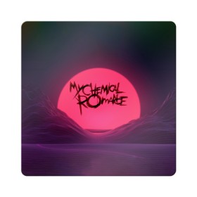 Магнит виниловый Квадрат с принтом MCR Logo в Тюмени, полимерный материал с магнитным слоем | размер 9*9 см, закругленные углы | 2007 | chemical | emo | logo | mcr | rock | romance | вокалист | группа | джерард | лого | рок | уэйн | эмо