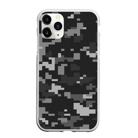 Чехол для iPhone 11 Pro Max матовый с принтом Пиксельный камуфляж в Тюмени, Силикон |  | Тематика изображения на принте: военный камуфляж | камуфляж | комуфляж | пиксели | пиксель | пиксельный камуфляж