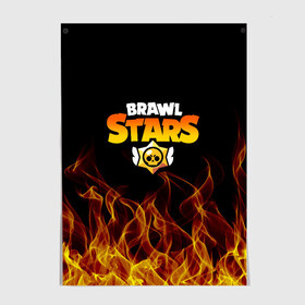 Постер с принтом BRAWL STARS в Тюмени, 100% бумага
 | бумага, плотность 150 мг. Матовая, но за счет высокого коэффициента гладкости имеет небольшой блеск и дает на свету блики, но в отличии от глянцевой бумаги не покрыта лаком | brawl stars | crow | leon | leon shark | sally leon | shark | stars | акула | берли | ворон | леон | леон акула | спайк | эль примо