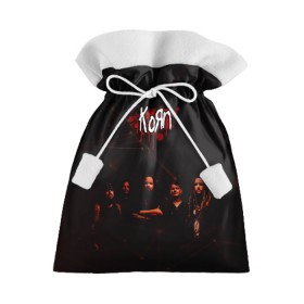 Подарочный 3D мешок с принтом Korn в Тюмени, 100% полиэстер | Размер: 29*39 см | Тематика изображения на принте: korn | корн | музыка | рок