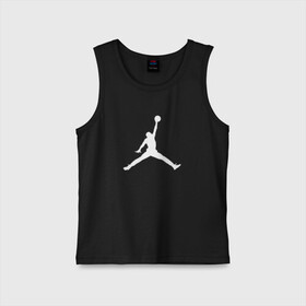 Детская майка хлопок с принтом MICHAEL JORDAN (НА СПИНЕ) в Тюмени,  |  | 23 | bulls | chicago bulls | jordan | logo | michael jordan | nba | paris saint germain | psg | red | sport | быки | джордан | лого | майкл джордан | псж | спорт | чикаго буллс