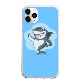 Чехол для iPhone 11 Pro Max матовый с принтом Акула с улыбкой в Тюмени, Силикон |  | Тематика изображения на принте: shark | акула | весёлый | вода | животное | зубы | милый | море | океан | опасный | палец вверх | подводный | природа | рыба | синий | смешной | улыбка | хищник | хищное