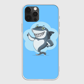 Чехол для iPhone 12 Pro Max с принтом Акула с улыбкой в Тюмени, Силикон |  | Тематика изображения на принте: shark | акула | весёлый | вода | животное | зубы | милый | море | океан | опасный | палец вверх | подводный | природа | рыба | синий | смешной | улыбка | хищник | хищное