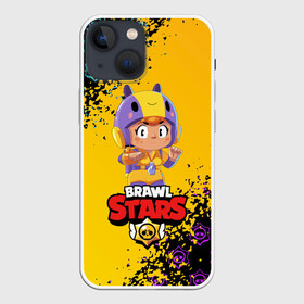 Чехол для iPhone 13 mini с принтом BRAWL STARS BEA. в Тюмени,  |  | bea | bibi | brawl stars | colt | crow | el brown | leon | leon shark | max | nita | sally leon | shark | акула | беа | берли | биби | бравл старс | браун | ворон | кольт | леон | леон акула | макс | нита | шелли