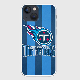 Чехол для iPhone 13 mini с принтом Tennessee Titans в Тюмени,  |  | tennessee titans | американский футбол | мяч | теннесси тайтенс | футбол