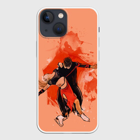 Чехол для iPhone 13 mini с принтом парное фигурное катание в Тюмени,  |  | зимний спорт | катание на льду | коньки | конькобежный спорт | фигурное катание