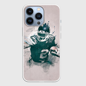 Чехол для iPhone 13 Pro с принтом Player number 2 в Тюмени,  |  | Тематика изображения на принте: американский футбол | мяч | футбол