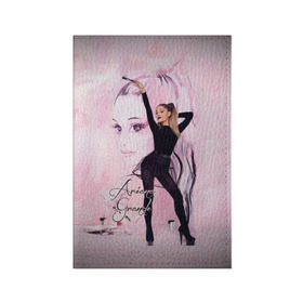 Обложка для паспорта матовая кожа с принтом Ariana Grande в Тюмени, натуральная матовая кожа | размер 19,3 х 13,7 см; прозрачные пластиковые крепления | ariana | grande | автор | ариана | гранде | музыкальный | певица | песен | продюсер