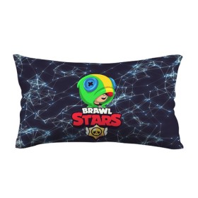 Подушка 3D антистресс с принтом Brawl Stars - Leon в Тюмени, наволочка — 100% полиэстер, наполнитель — вспененный полистирол | состоит из подушки и наволочки на молнии | Тематика изображения на принте: brawl | leon | stars