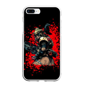 Чехол для iPhone 7Plus/8 Plus матовый с принтом Bloodhound 3D (Black) в Тюмени, Силикон | Область печати: задняя сторона чехла, без боковых панелей | action | apex | apex legends | blood | bloodhound | cyber | dark | ea | electrinic arts | legends | апекс | апекс легенд | арех | игры | киберспорт | кровь | следопыт | техноследопыт | экшн | экшон