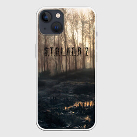 Чехол для iPhone 13 с принтом STALKER 2 в Тюмени,  |  | metro | s.t.a.l.k.e.r. | stalker | ukraina | зов припяти | игра | метро | мутант | пейзаж | припять | радиация | сталкер | сталкер 2 | украина | чернобыль