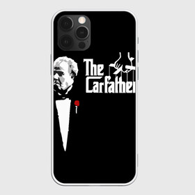 Чехол для iPhone 12 Pro с принтом The Carfather Top Gear в Тюмени, силикон | область печати: задняя сторона чехла, без боковых панелей | Тематика изображения на принте: godfather | grand tour | jeremy clarkson | the carfather | top gear | авто | ведущий | гран тур | джереми кларксон | крёстный отец | топ гир