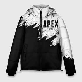 Мужская зимняя куртка 3D с принтом APEX LEGENDS в Тюмени, верх — 100% полиэстер; подкладка — 100% полиэстер; утеплитель — 100% полиэстер | длина ниже бедра, свободный силуэт Оверсайз. Есть воротник-стойка, отстегивающийся капюшон и ветрозащитная планка. 

Боковые карманы с листочкой на кнопках и внутренний карман на молнии. | apex | apex legends | battle | battle royal | bloodhound | titanfall | wraith | апекс | апекс легендс | батл рояль | битва | война | каустик | королевская битва