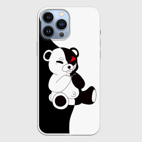 Чехол для iPhone 13 Pro Max с принтом MONOKUMA сидит в Тюмени,  |  | danganronpa | eye | monokuma | аватар | антагонист | глаз | игрушка | медведь | монокума | мягкая | панда | робот