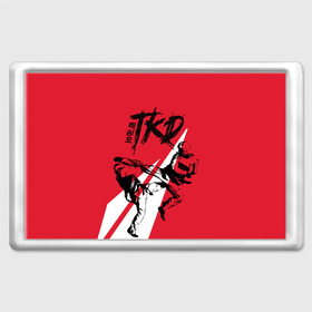 Магнит 45*70 с принтом Taekwondo в Тюмени, Пластик | Размер: 78*52 мм; Размер печати: 70*45 | Тематика изображения на принте: taekwondo | восточные единоборства | единоборства | теквондо | тхэквондо | тэквондо