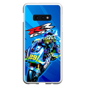 Чехол для Samsung S10E с принтом Suzuki MotoGP в Тюмени, Силикон | Область печати: задняя сторона чехла, без боковых панелей | Тематика изображения на принте: bike | bikes | moto | moto gp | motogp | motorcycle | suzuki | suzuki moto gp | suzuki motogp | байкер | мото | мото гп | мотогонки | мотогп | мотоцикл | мотоциклист | мотоциклы | сузуки | сузуки мото | сузуки мотогп