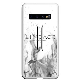 Чехол для Samsung Galaxy S10 с принтом LINEAGE 2 в Тюмени, Силикон | Область печати: задняя сторона чехла, без боковых панелей | armor | characters | erak note | kim sung hwan | lineage | lineage 2 | lineage antharas | lineage eternal | minimalism | shield | twilight resistance | warrior | персонажи