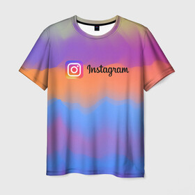 Мужская футболка 3D с принтом Instagram. в Тюмени, 100% полиэфир | прямой крой, круглый вырез горловины, длина до линии бедер | insta | instagram | instagramm | social | видео | инста | инстаграм | инстаграмм | приложение | социальная сеть | фото