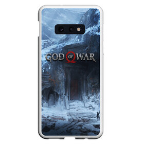 Чехол для Samsung S10E с принтом GOD OF WAR в Тюмени, Силикон | Область печати: задняя сторона чехла, без боковых панелей | atreus | god of war | kratos | playstation | атрей | бог войны | кратос