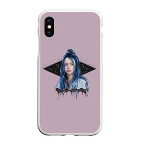 Чехол для iPhone XS Max матовый с принтом Billie Pink Art в Тюмени, Силикон | Область печати: задняя сторона чехла, без боковых панелей | Тематика изображения на принте: bad | bad guy | billi | billie | billie eilish | eilish | good girl | music | swag | айлиш | беляш | били | били айлиш | билли | билли айлиш | билли эйлиш | биляш | музка | певица | эйлиш