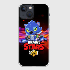 Чехол для iPhone 13 mini с принтом BRAWL STARS LEON в Тюмени,  |  | brawl stars | crow | leon | leon shark | leon werewolf | sally leon | shark | stars | werewolf | акула | берли | ворон | леон | леон акула | оборотень | оборотень леон | спайк | эль примо