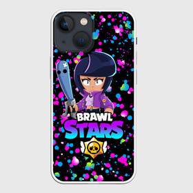 Чехол для iPhone 13 mini с принтом BRAWL STARS BIBI в Тюмени,  |  | brawl stars | crow | leon | leon shark | leon werewolf | sally leon | shark | stars | werewolf | акула | берли | ворон | леон | леон акула | оборотень | оборотень леон | спайк | эль примо