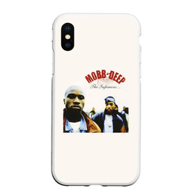 Чехол для iPhone XS Max матовый с принтом Mobb Deep The Infamous в Тюмени, Силикон | Область печати: задняя сторона чехла, без боковых панелей | Тематика изображения на принте: havoc | hip hop | mobb deep | prodigy | rap | the infamous | маб дип | мобб дипп | продиджи