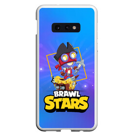 Чехол для Samsung S10E с принтом Brawl Stars Carl в Тюмени, Силикон | Область печати: задняя сторона чехла, без боковых панелей | bo | brawl | brock | bull | colt | dynamike | elprimo | jessie | leon | moba | nita | shelly | stars | бо | брок | булл | джесси | динамайк | кольт | леон | нита | шелли | эльпримо