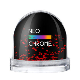 Снежный шар с принтом NEO CHROME в Тюмени, Пластик | Изображение внутри шара печатается на глянцевой фотобумаге с двух сторон | rgb | контрастный | круг | металл | мудрость | мысль | надпись | палитра | радуга | радужный | символ | сфера | текст | фраза | цветной | яркий