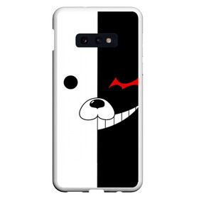 Чехол для Samsung S10E с принтом Monokuma в Тюмени, Силикон | Область печати: задняя сторона чехла, без боковых панелей | anime | character | dangan ronpa | kawai | manga | аниме | анимэ | глаз | данганронпа | двухцветная | директор | злодей | из | изображение | кавай | крутой | лицо | манга | медведь | милый | мишка | на груди | необычный | нос